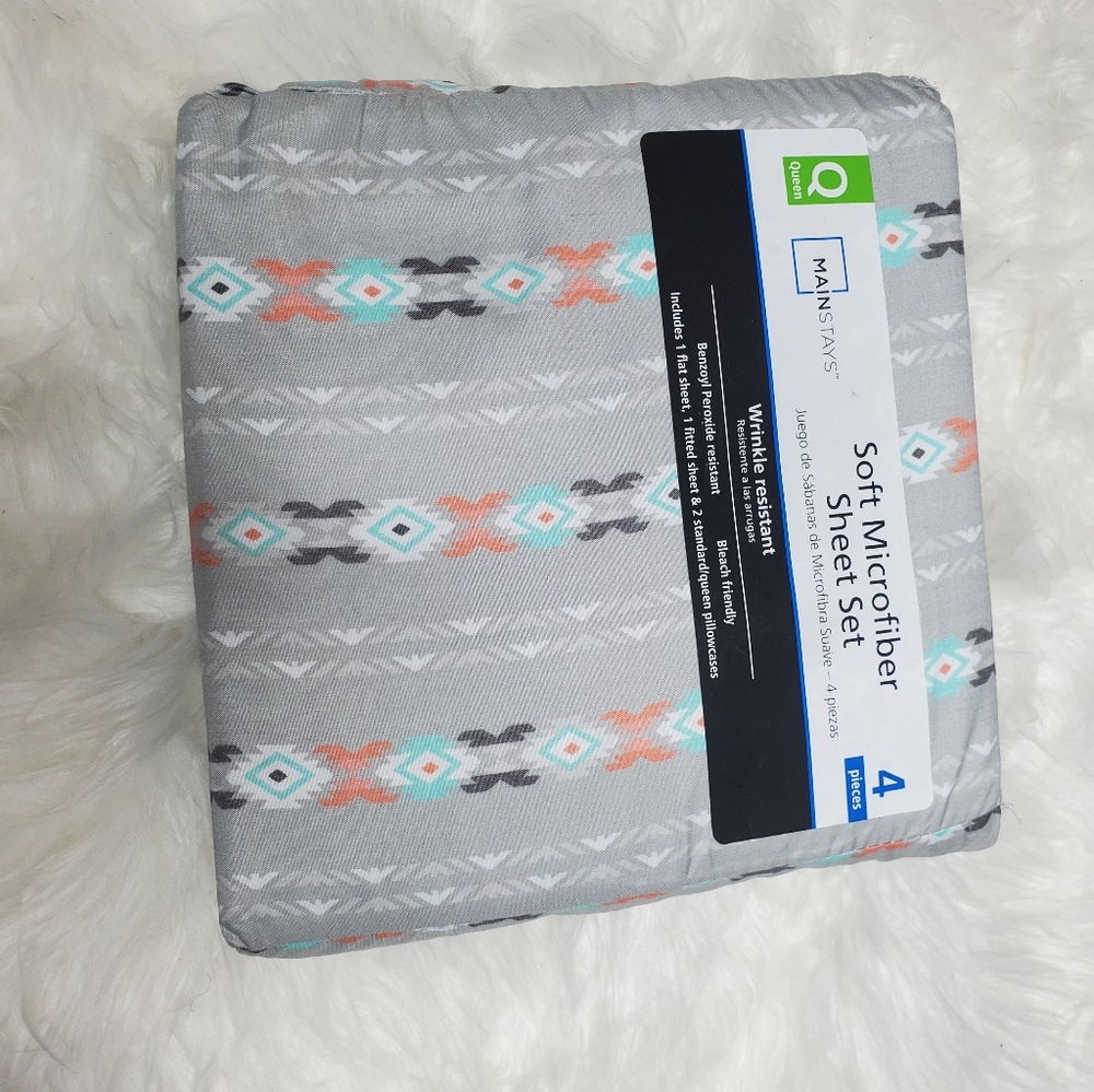 Bramd new 4 piece sheet set